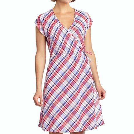 49%OFF レディースカジュアルドレス ウールリッチサンベリーマドラスドレ??ス - 半袖（女性用） Woolrich Sunbury Madras Dress - Short Sleeve (For Women)